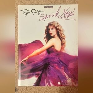 Taylor Swift Speak Now Piano book